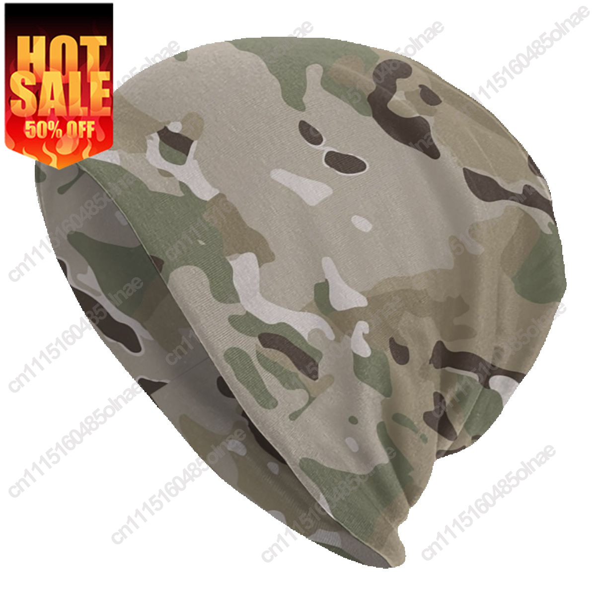 Men'S Fashion With Hat - Multicam Camouflage Bonnet Hat Knitted Hats
