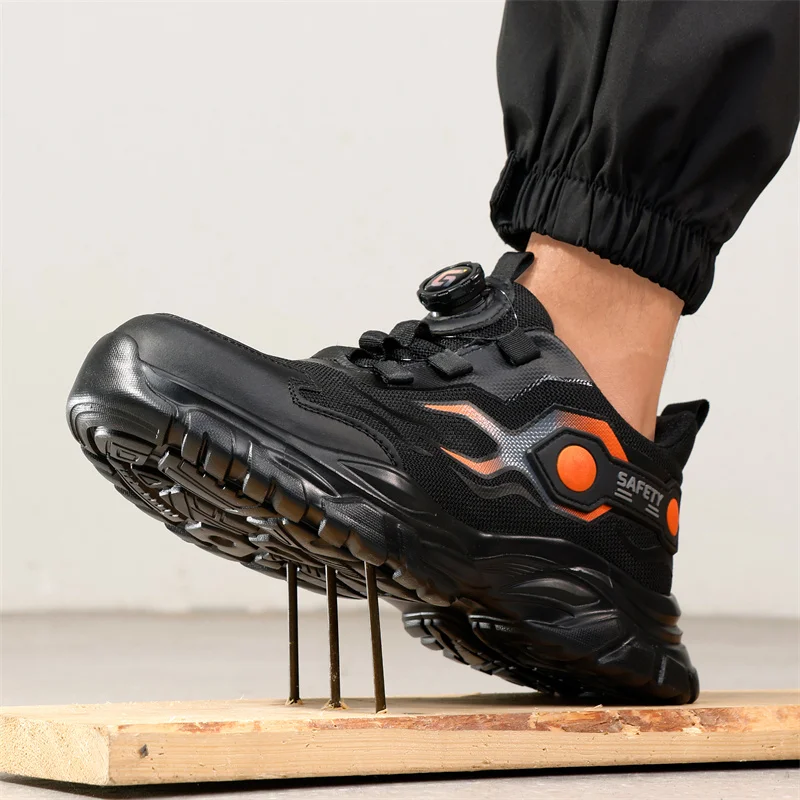 Men  Steel Toe Work Shoes Fash - Mens Fashion Trainers 评论和价格