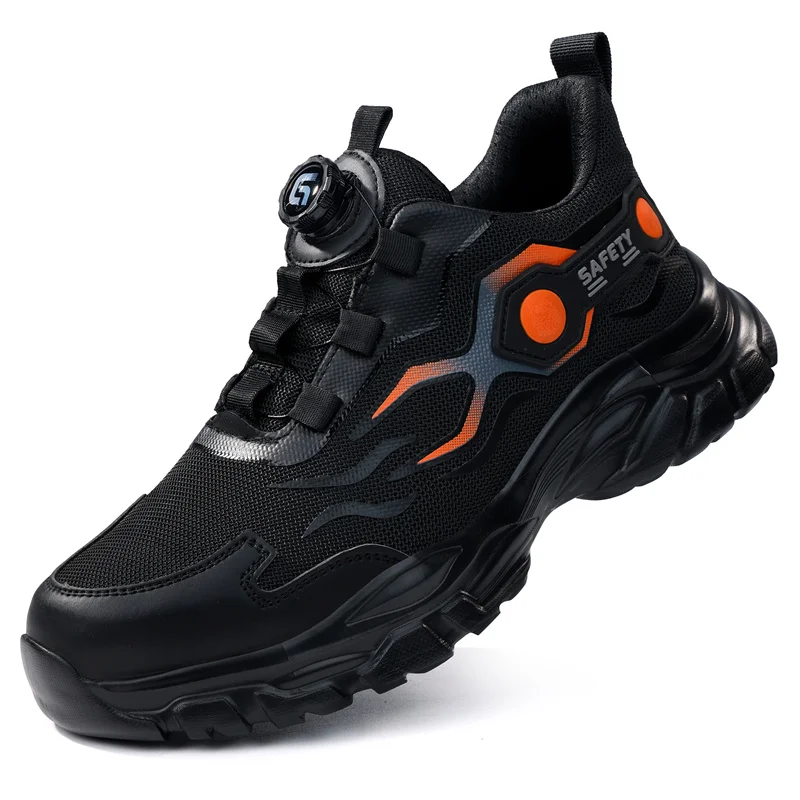 Men  Steel Toe Work Shoes Fash - Mens Fashion Trainers 评论和价格
