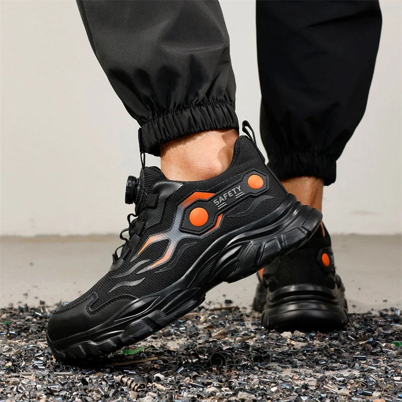 Men  Steel Toe Work Shoes Fash - Mens Fashion Trainers 评论和价格