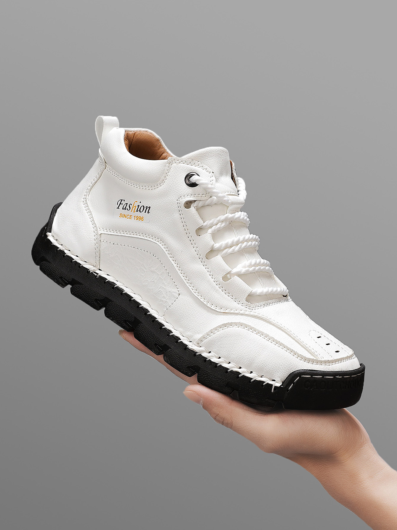 Men's Handmade Mid-Top Casual  - Mens Fashion Trainers 评论和价格