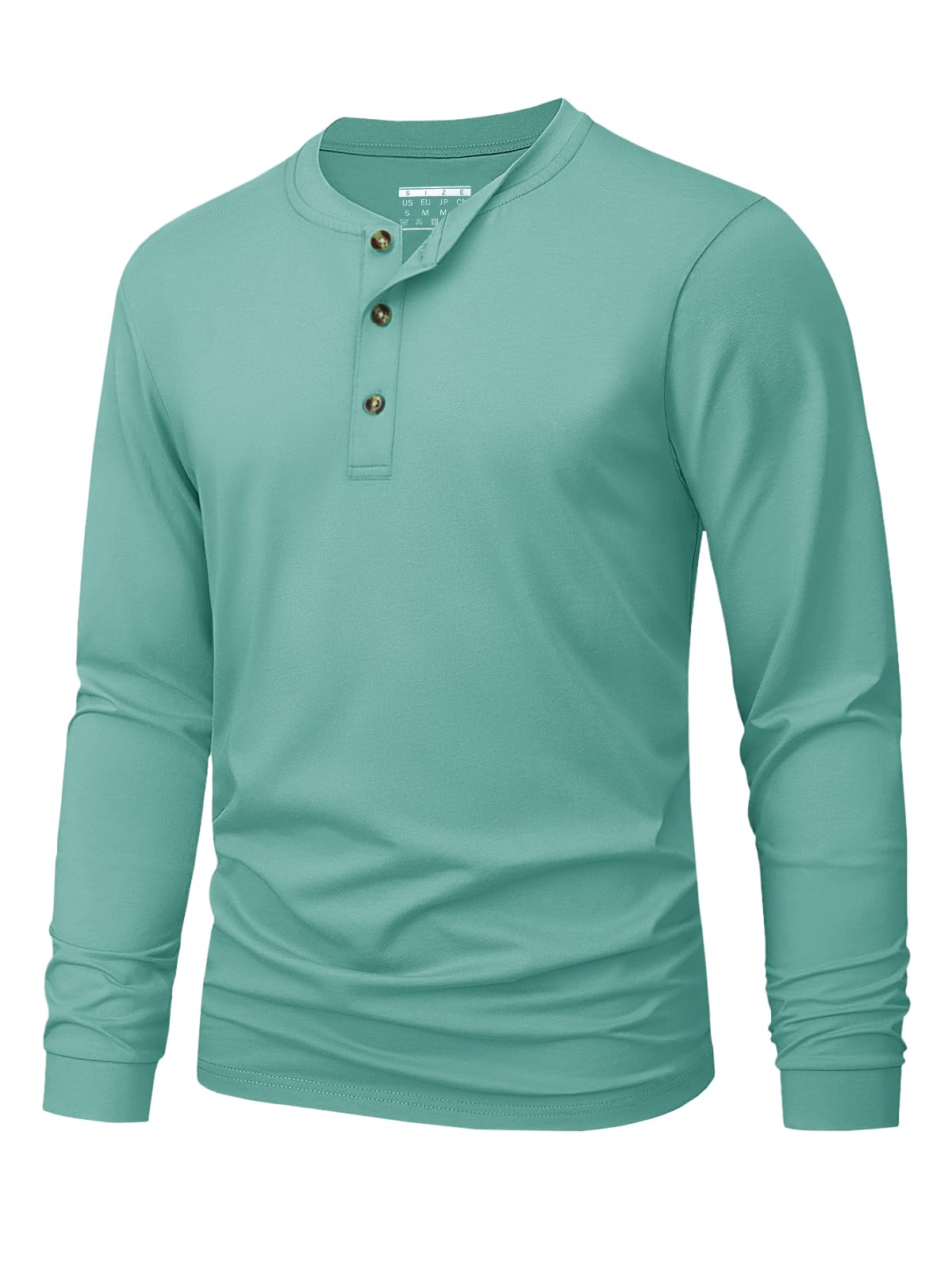 Men's Henley T-Shirt Simple So - Mens Fashion Clothes 评论和价格